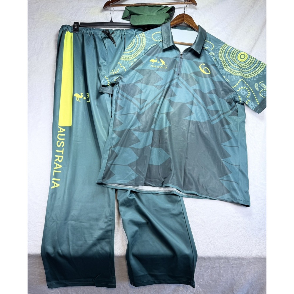 Rachael Gunn Raygun Australian Breakdancer Uniform Costume Full Set Hat XXL